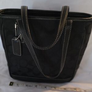 Authentic Rare COACH Signature Mini Tote Purse Bag